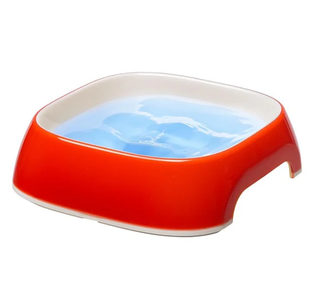 Ferplast Glam Medium Red Bowl пластиковая миска для собак и кошек красная, 750 мл