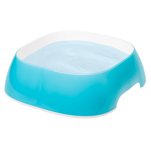 Ferplast Glam Large Light Blue Bowl пластиковая миска для собак и кошек голубая, 1,2 мл