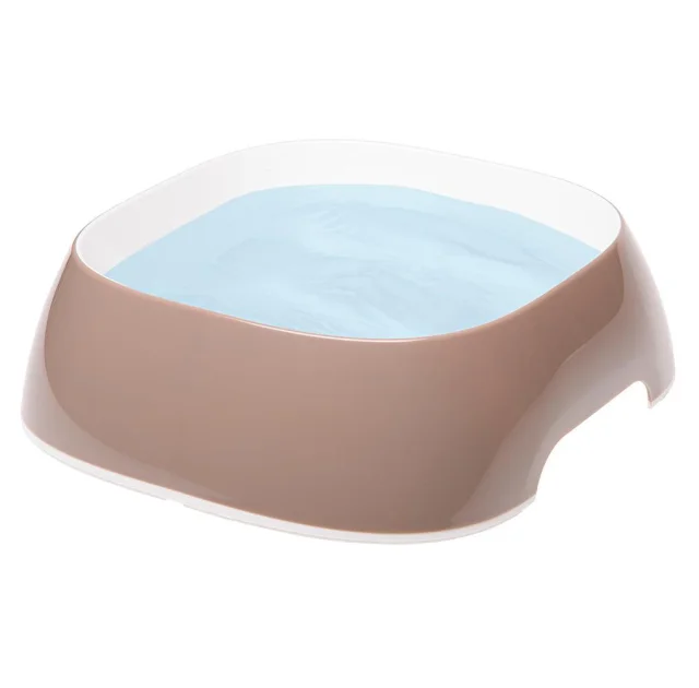 Ferplast Glam Large Dove Grey Bowl пластиковая миска для собак и кошек серая, 1,2 мл