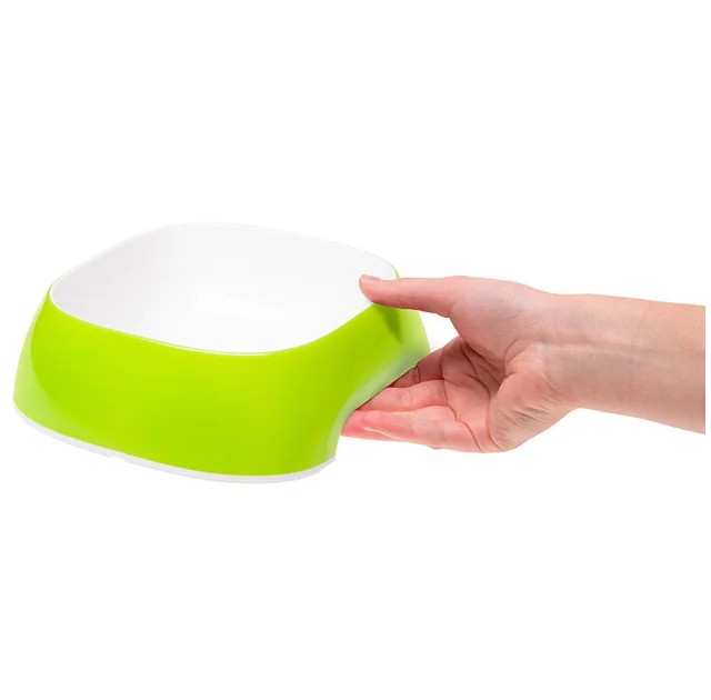 Ferplast Glam Large Acid Green Bowl пластиковая миска для собак и кошек зеленая, 1,2 мл