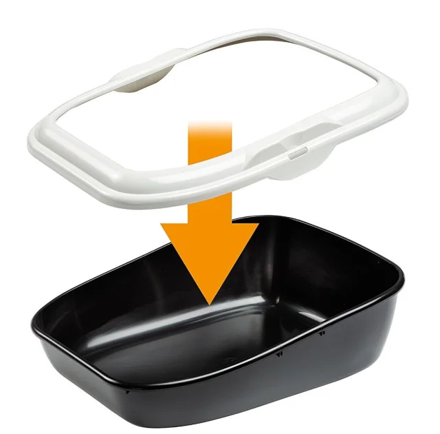Открытый туалет Ferplast Litter Tray Moderna для кошек с фиксатором гигиенического мешка