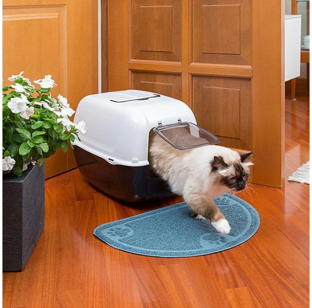 Закритий туалет Ferplast Toilet Home Prima для кішок з пластика