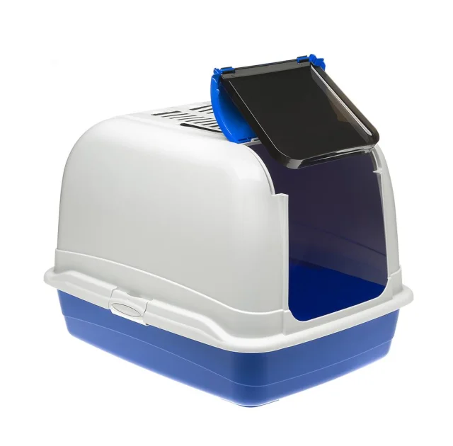 Туалет со съемной крышкой Ferplast Toilet Home Maxi Bella Cabrio для больших кошек, 55,5x65,5x47 см