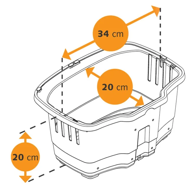 Переноска Ferplast Carrier Atlas Bike 10 Rapid для кошек и собак, серая, 41×31×31 см