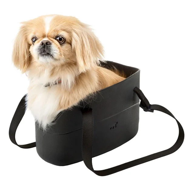 Сумка-переноска Ferplast With-Me Bag Small Black для мелких собак до 8 кг, чёрная, 35×14×22 см