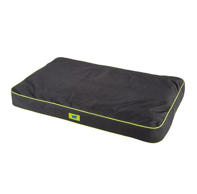 Подушка з міцного матеріалу Ferplast Polo 65 Cushion Black для собак, чорна, 65×40×8 см