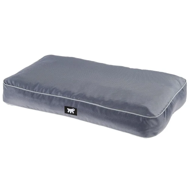 Подушка з міцного матеріалу Ferplast Polo 110 Cushion Grey для собак, сіра, 110×70×8 см
