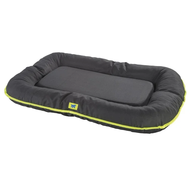 Подушка з бортиками Ferplast Oscar 120 Cushion Black для собак, міцна тканина, чорна, 120×80×13,5 см