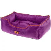 М'який диван Ferplast Jazzy 60 Bedding Purple для собак, фіолетовий, 66×50×20 см