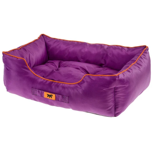 М'який диван Ferplast Jazzy 80 Bedding Purple для собак, фіолетовий, 78×56×22 см