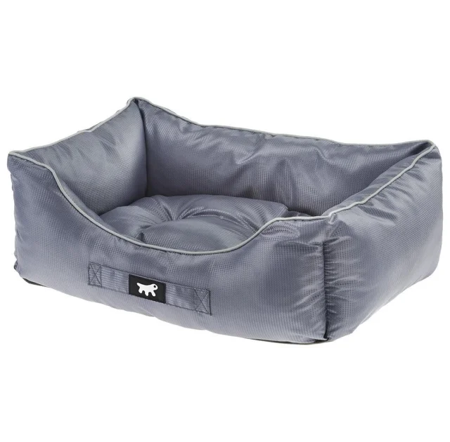 М'який диван Ferplast Jazzy 80 Bedding Grey для собак, сірий, 78×56×22 см