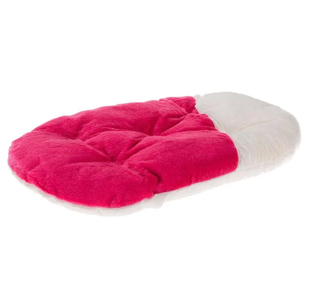 Меховая подушка Ferplast Relax 65/6 Soft Fucsia для кошек и собак, розовая, 65×42 см