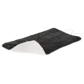 Двухсторонний меховой ковёр Ferplast Nanna 70 Soft Blanket Black для собак и кошек, чёрный, 57×38 см