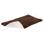 Двухсторонний меховой ковёр Ferplast Nanna 85 Soft Blanket Brown для собак и кошек, коричневый, 65×50 см