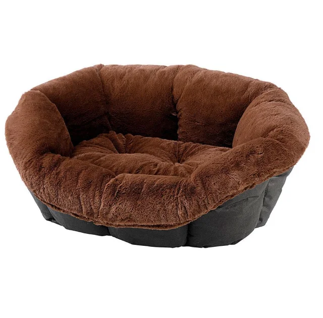 Подушка Ferplast Spare Sofa 2 Soft к лежанке Sofa для кошек и собак, коричневый, 43×31 см