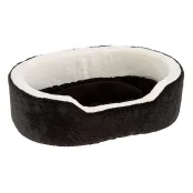 Кровать Ferplast Nido 50 Bedding Soft Black для собак и кошек, чёрный, 50×35×15 см