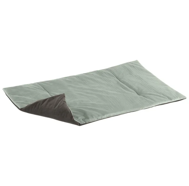 Двухгранная бархатная подстилка Ferplast Baron 65 Blanket Green-Grey для кошек и собак, 65×40 см