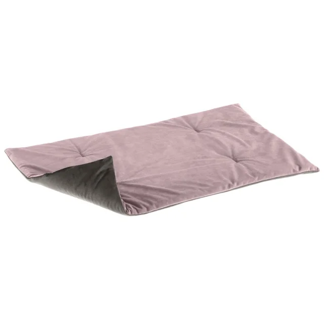 Двухгранная бархатная подстилка Ferplast Baron 65 Blanket Purple-Grey для кошек и собак, 65×40 см