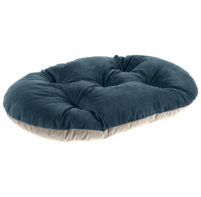 Мягкая подушка Ferplast Prince 65/6 Cushion Blue-Beige для собак и кошек, 65×42 см