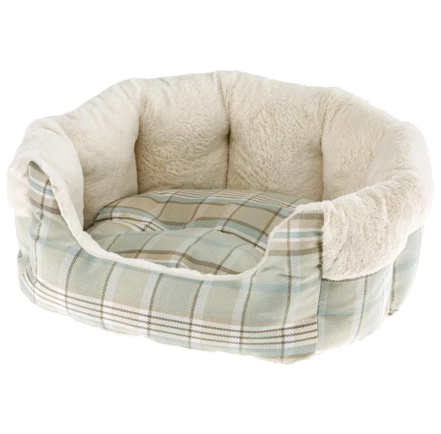 Меховой диван Ferplast Etoile 4 Green Dogbed для собак и кошек, 60×50×21 см
