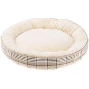 Матрас Ferplast Lagoon 50 Beige Dogbed из экологически чистого меха для собак и кошек, 50×11 см