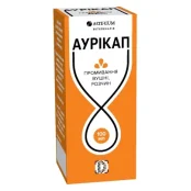 Розчин Arterium Аурікап для чищення вух у собак і котів, 100 мл(відкл)