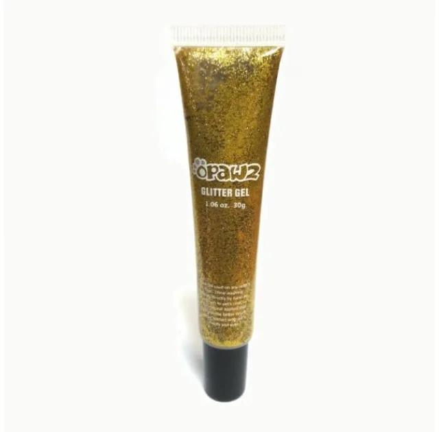Гель с блестками для шерсти Opawz Pet Glitter Gel Gold 30 мл