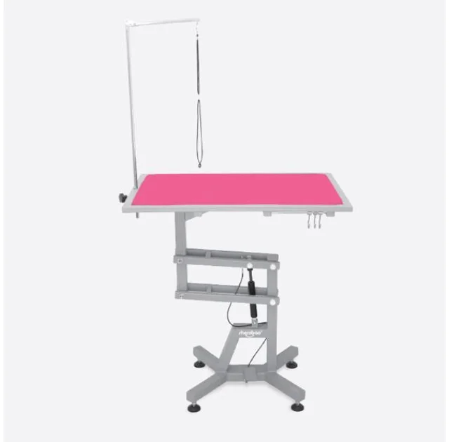 Стол для груминга Shernbao FT-819 Pink на пневмопомпе