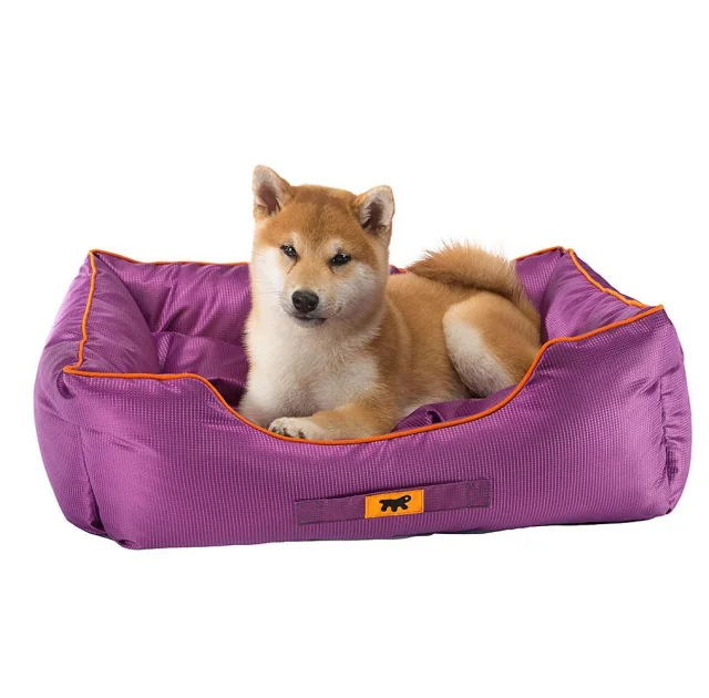 М'який диван Ferplast Jazzy 60 Bedding Purple для собак, фіолетовий, 66×50×20 см