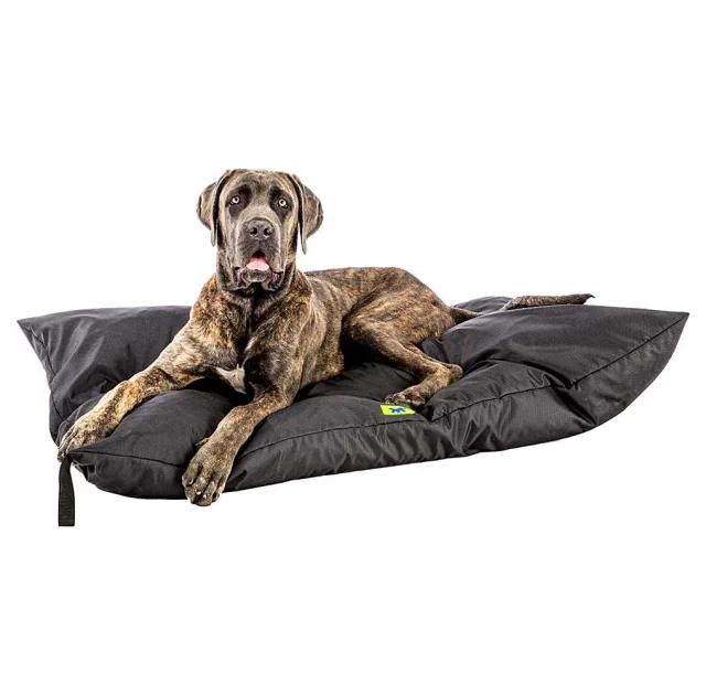 Матрас со съемным чехлом Ferplast Olympic 115 Cushion Black для собак, чёрный, 115×80 см