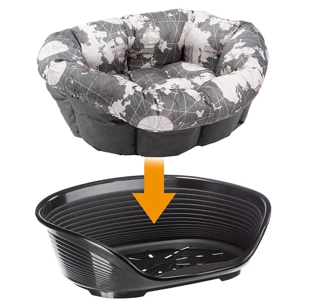 Подушка к лежанке Ferplast Spare Sofa Triangle 2 для кошек и собак, с принтом, 43×31 см