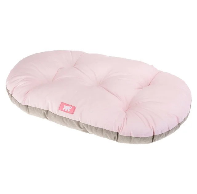 Подушка-подстилка Ferplast Relax 65/6 Pink-Grey-Blue для кошек и собак, 65×42 см