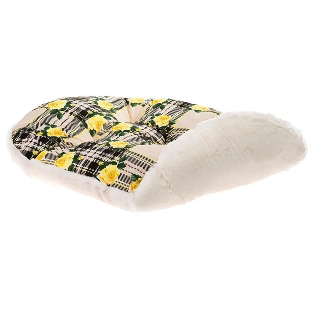 Подушка-подстилка Ferplast Relax 65/6 Rose для кошек и собак, из хлопка, 65×42 см