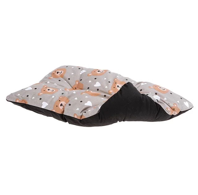 Лежак Ferplast Coccolo 60 Teddy-Fox для собак і котів, 66×50×20 см