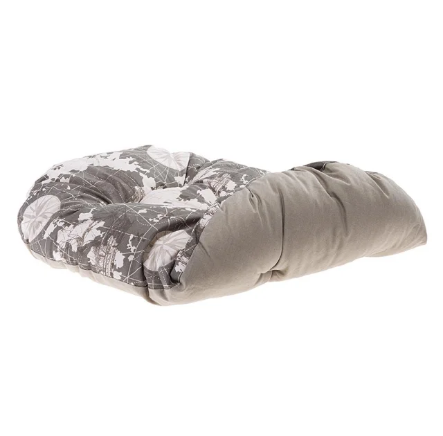 М'який лежак Ferplast Dandy C 65 Map Blue-Grey для собак і котів, 65×46×17 см