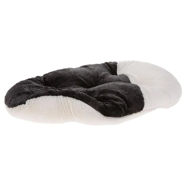 Меховая подушка Ferplast Relax 89/10 Soft Black для кошек и собак, чёрная, 85×55 см