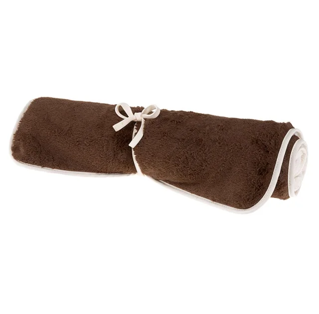 Двухсторонний меховой ковёр Ferplast Nanna 70 Soft Blanket Brown для собак и кошек, коричневый, 57×38 см
