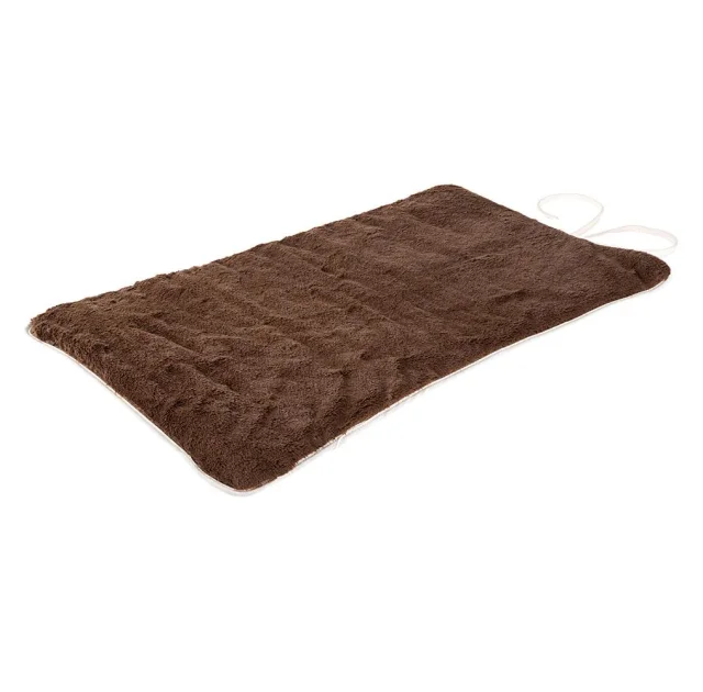 Двухсторонний меховой ковёр Ferplast Nanna 70 Soft Blanket Brown для собак и кошек, коричневый, 57×38 см