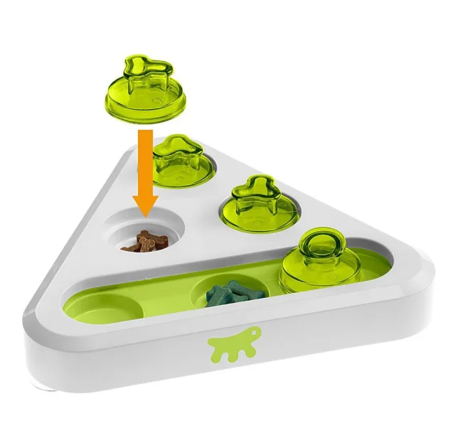 Игрушка Trea Toy For Cat для кошек и собак с местами для сухого корма, 24,5x22x6 см