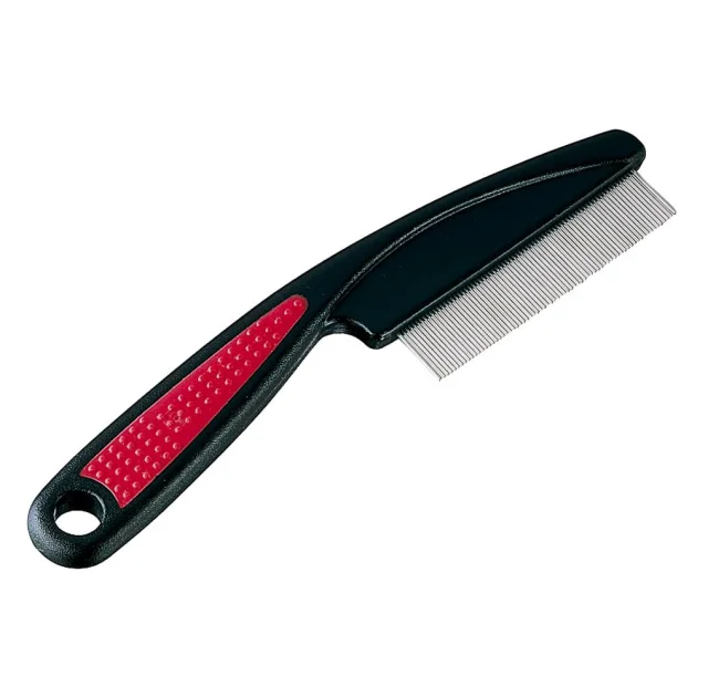 Ferplast GRO 5838 двостороння антиблошиний гребінець для кішок і собак, 15x1x4 см