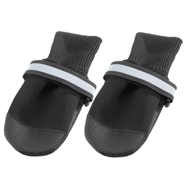 Защитная обувь Ferplast Protective Shoes Black для собак, размер S, черная, 6×7×8 см
