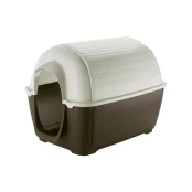 Пластикова будка Ferplast Kenny Mini Plastic Kennel для собак у формі голку, 40x66x40 см