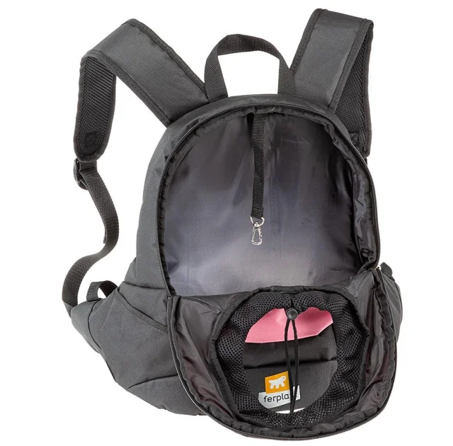 Рюкзак-переноска Ferplast Kangoo Small Pink Backpack для дрібних собак, рожева, 37×16×36.5 см