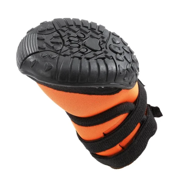Защитная обувь Ferplast Trekking Shoes для собак, размер M, оранжевая, 6.5×8×11 см