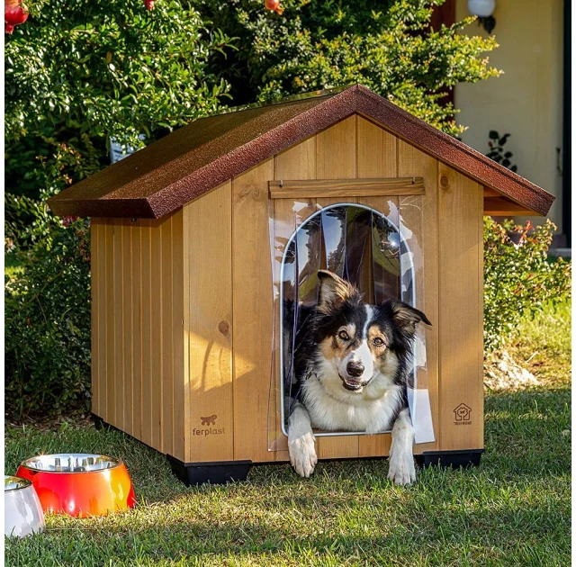 Шторка для будки Ferplast Door For Kennel Domus Medium, прозора, 27,5х42 см