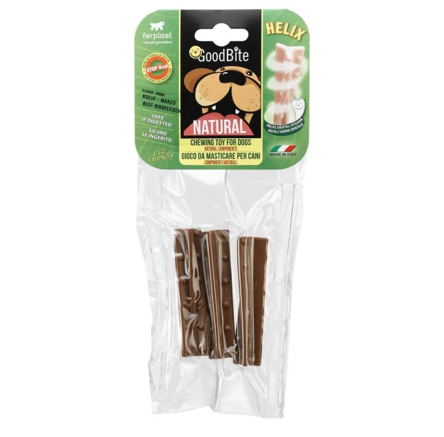 Жувальна іграшка Ferplast GoodBite Natural Beef Helix S для собак, 1,9x1,9x8,5 см