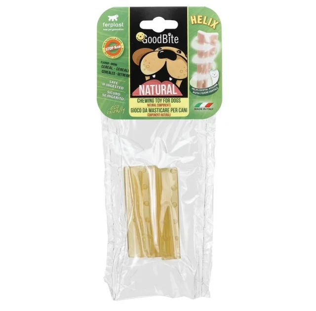 Жувальна іграшка Ferplast GoodBite Natural Cereal Helix S для собак, 1,9x1,9x8,5 см