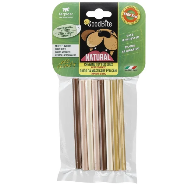 Жувальна іграшка Ferplast GoodBite Natural Dog Stick для собак з натуральних компонентів, 0,9x12,5 см (x8)