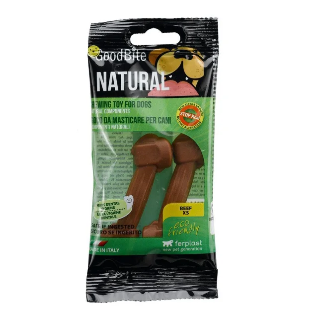 Жувальна іграшка Ferplast GoodBite Natural BAG Beef XS для собак, 15 г