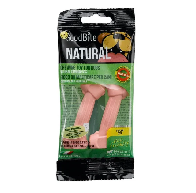 Жувальна іграшка Ferplast GoodBite Natural BAG Ham XS для собак 15 г